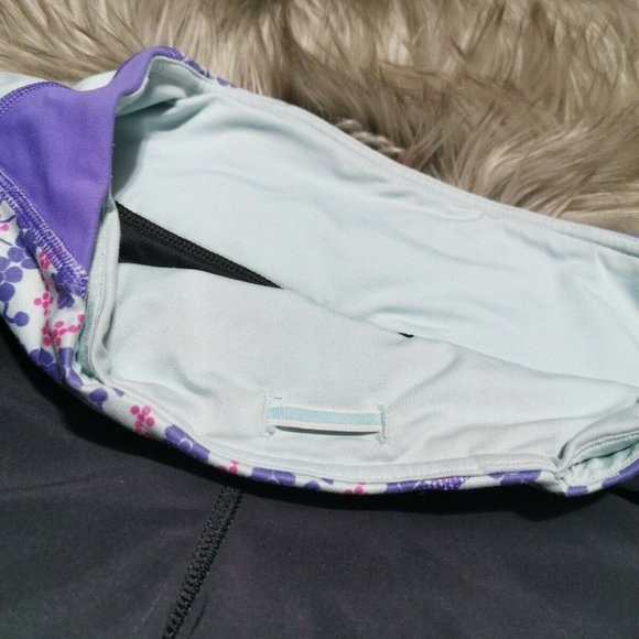 lululemon athletica Black and Purple Athletic Shorts - Picture 3 of 9